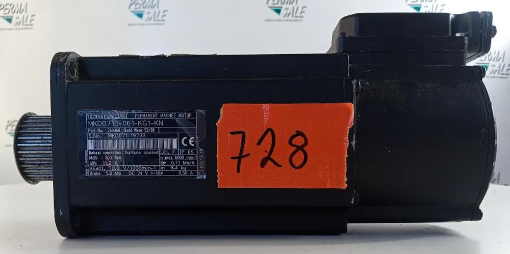 Indramat Permanent Magnet Motor MKD071B-061-KG1-KN