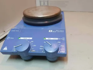 IKA RET magneetroerder met verwarming met RVS top plate
