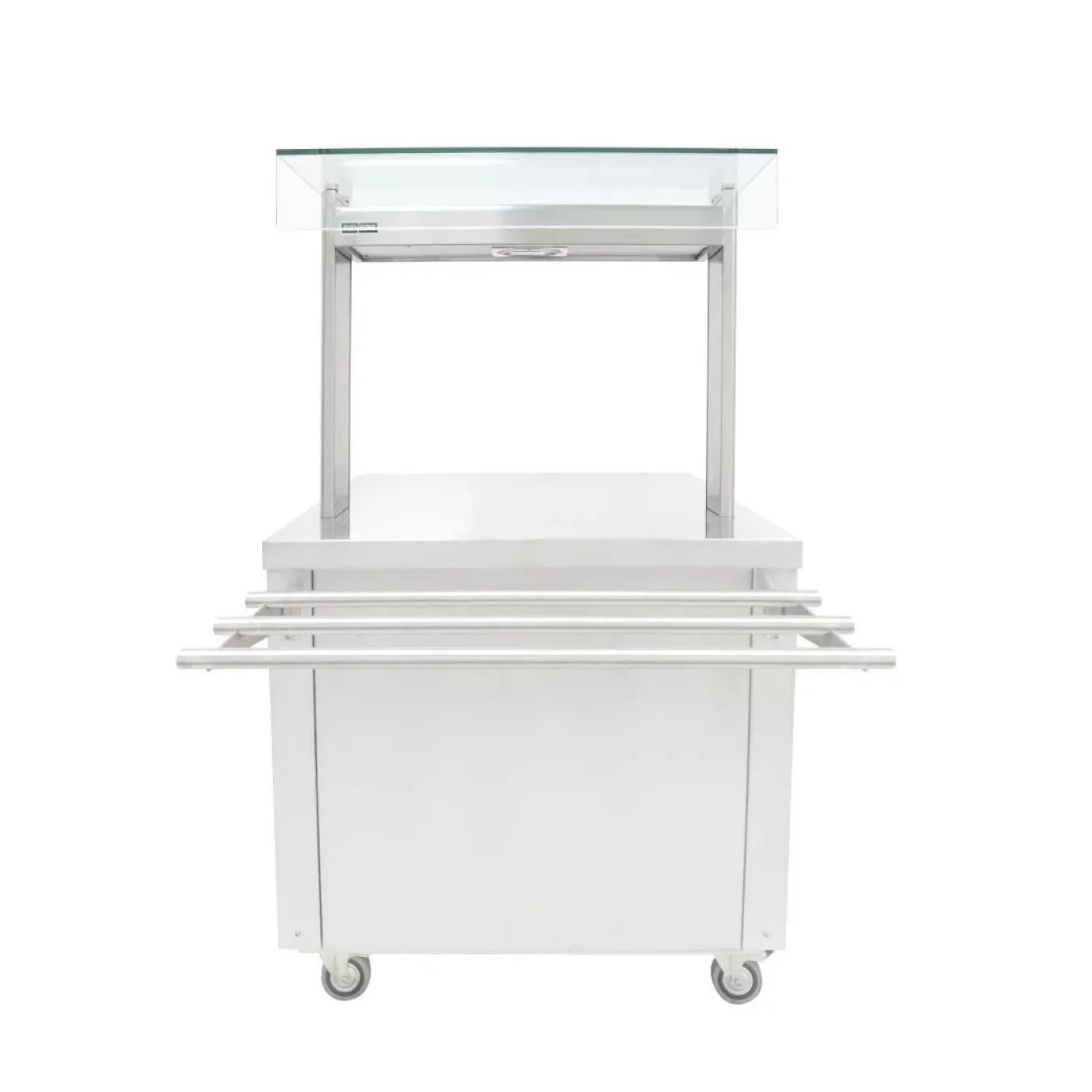 Parry Flexi-Serve Ambient Cupboard with Plain Top and Led Illuminated Gantry FS-A2PACK - islandcatering - 2