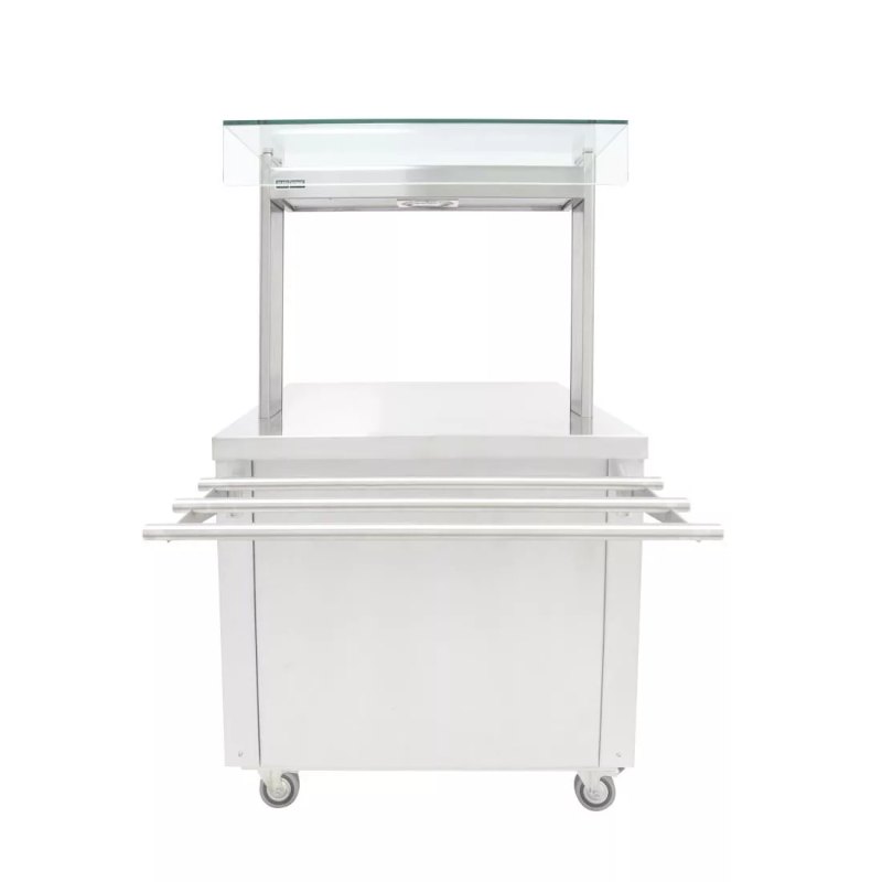 Parry Flexi-Serve Ambient Cupboard with Plain Top and Led Illuminated Gantry FS-A2PACK - islandcatering
