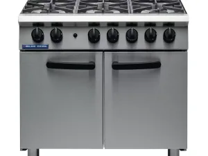 Blue Seal 6 Burner Oven Range Medium Duty Natural Gas G750 6 - islandcatering