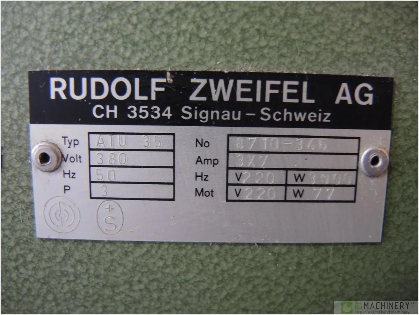 RUDOLF ZWRITEL ATU 35 AI0645 - 7