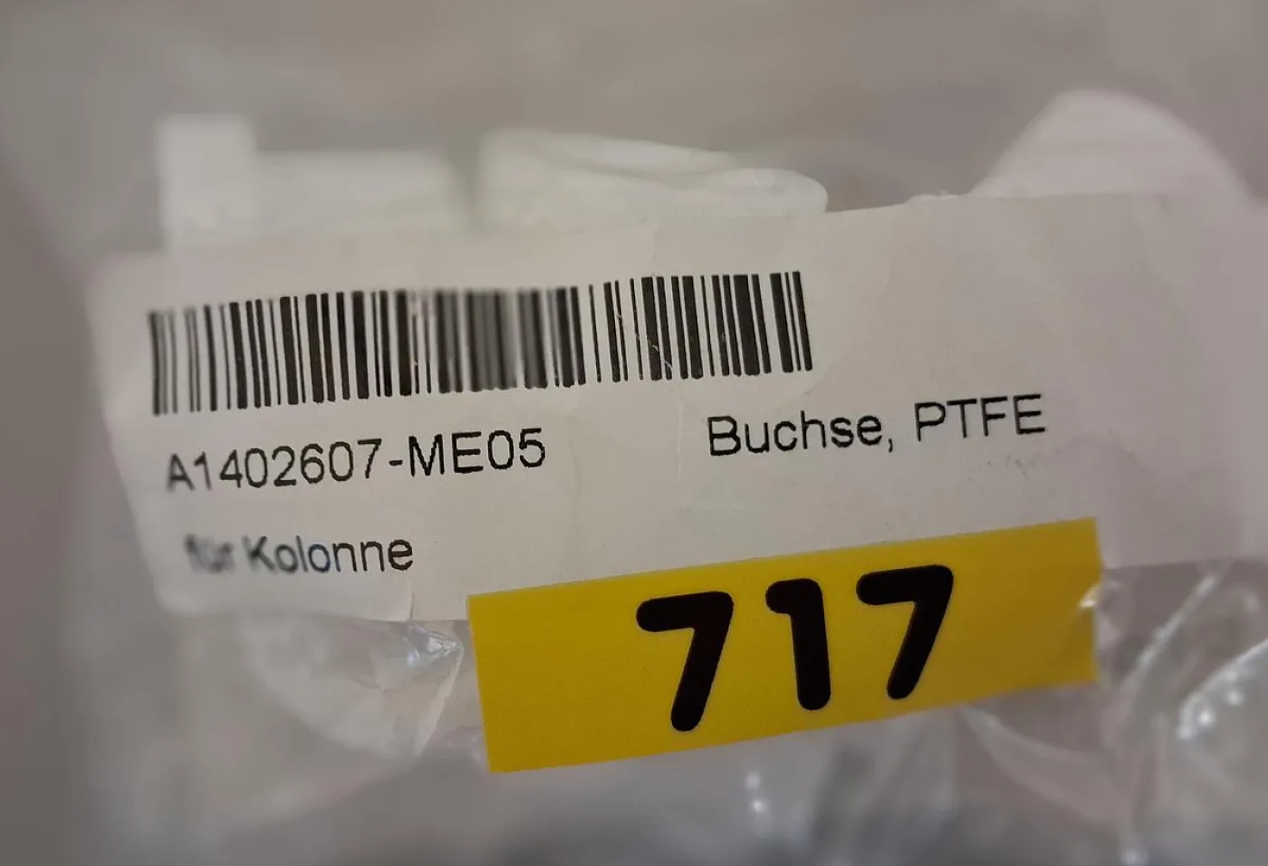 Normag PTFE-Buchse vom renommierten Hersteller Pfaudler Normag Systems (Part No. A1402607REME-05) - 8