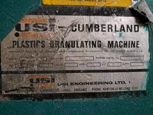 Moinho granulador de plástico USI - CUMBERLAND