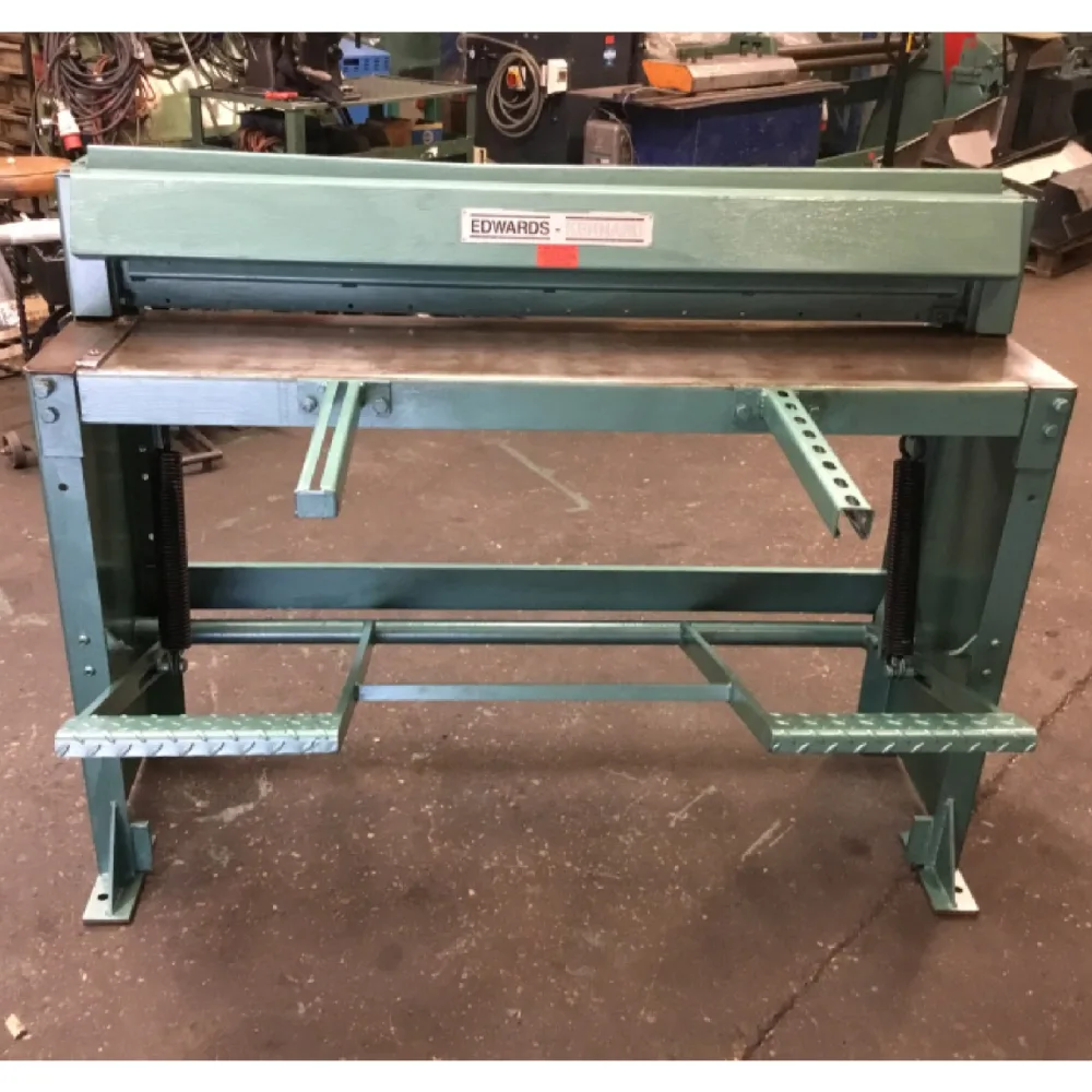 EDWARDS Treadle Guillotine 1270mm x 1.5mm - WNS - W. Neal Services Ltd