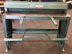 EDWARDS Treadle Guillotine 1270mm x 1.5mm - WNS - W. Neal Services Ltd