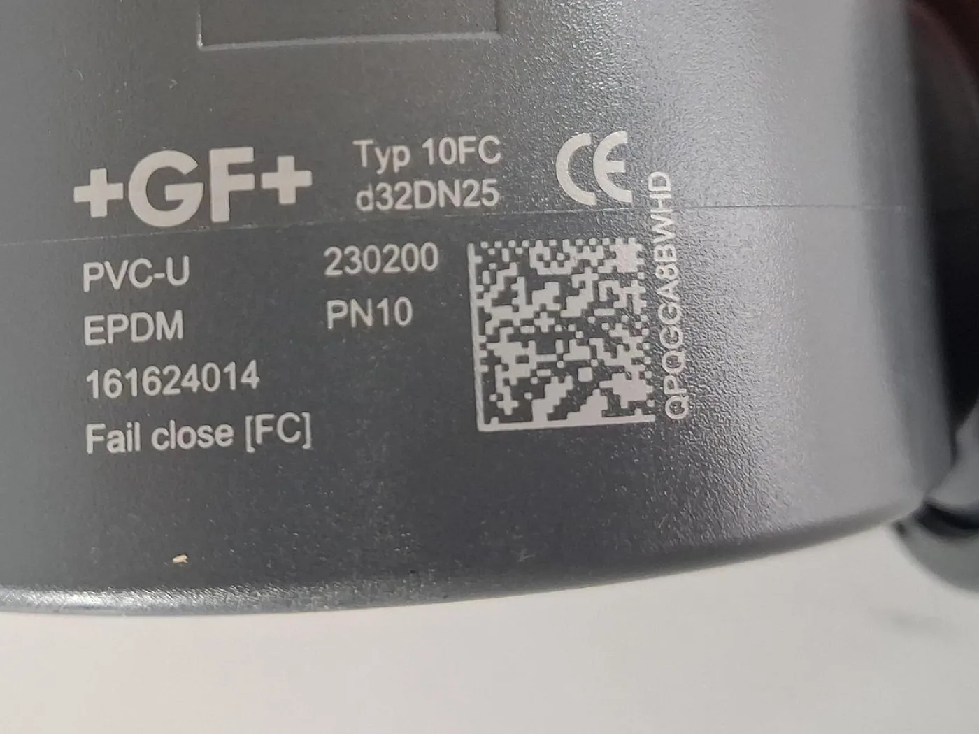 GF Georg Fischer DIASTAR Typ 10FC Membranventil DN25 PVC-U EPDM Pneumatisch - 6