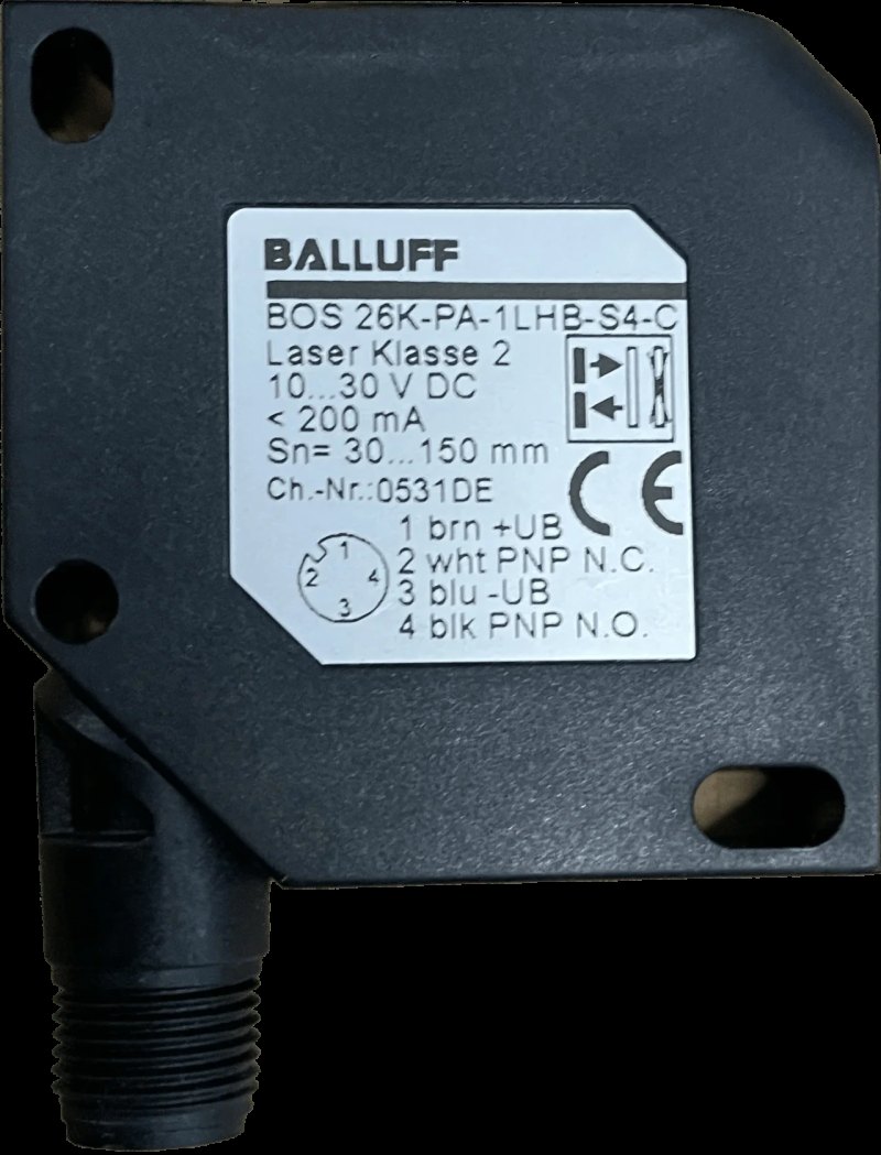 BALLUFF Lichttaster mit Hintergrundausblendung BOS 26K-PA-1LHB-S4-C