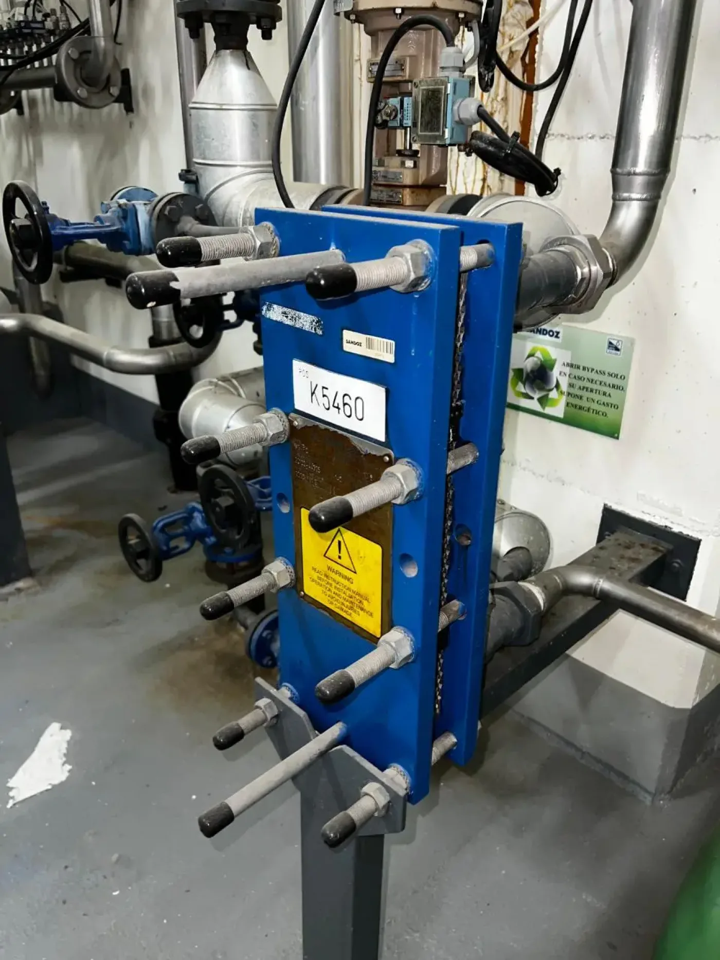 USED ALFA LAVAL M3-FG (K5460) PLATE EXCHANGER - 1