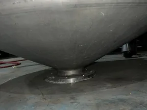 STAINLESS STEEL GRADUATE TANK 1,250 LITERS