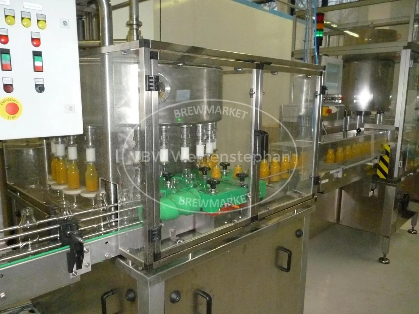 glass bottle vacuum filler - 1