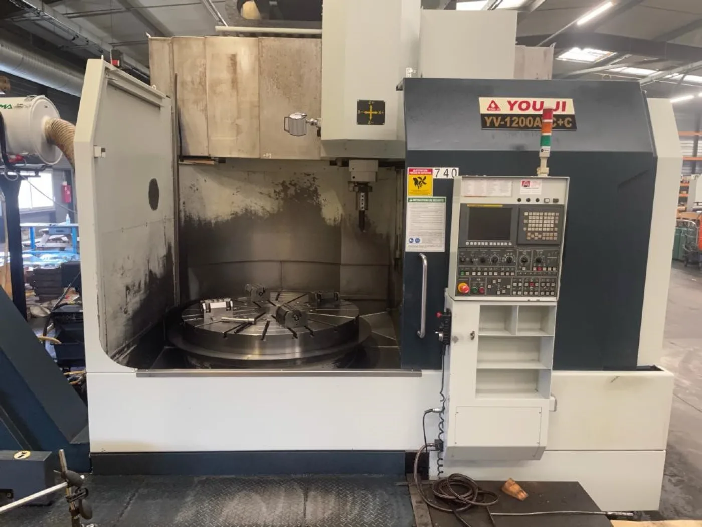 CNC Vertical Turning Machine – YOUJI YV-1200ATC+C - 6