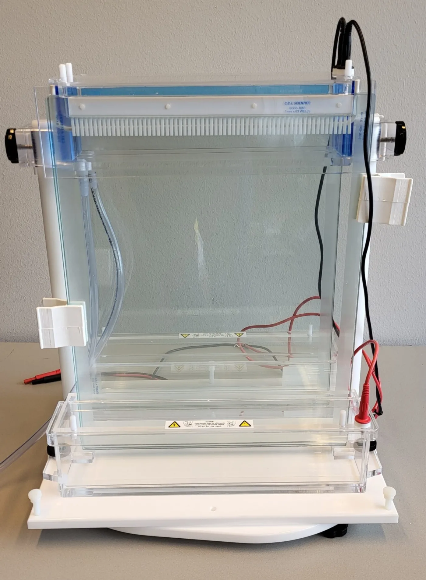 2148 - As new CBS Scientific PAGE gel station 33 cm - 1