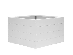 Bloembak Modulair Wit - 56 cm hoog