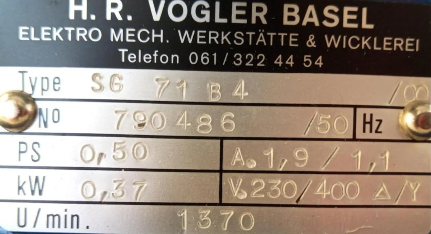 Vogler Fußmotor SG71-B4 - 4
