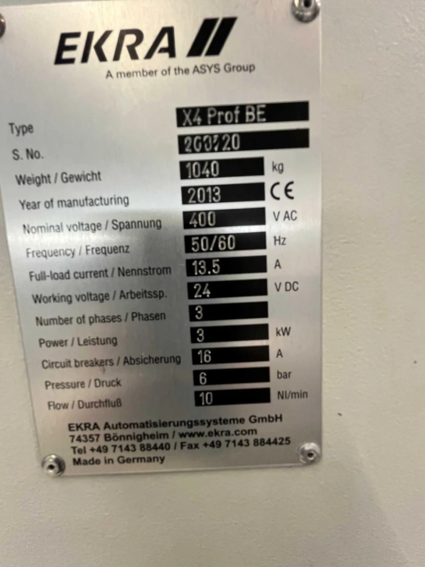 EKRA X4 Prof BE, screen printer, vintage 2013 - 4