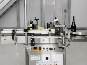 ADHESIVE LABELLING MACHINE ENOS MOD. BASE, WITH TWO STATIONS, SECOND-HAND MACHINE