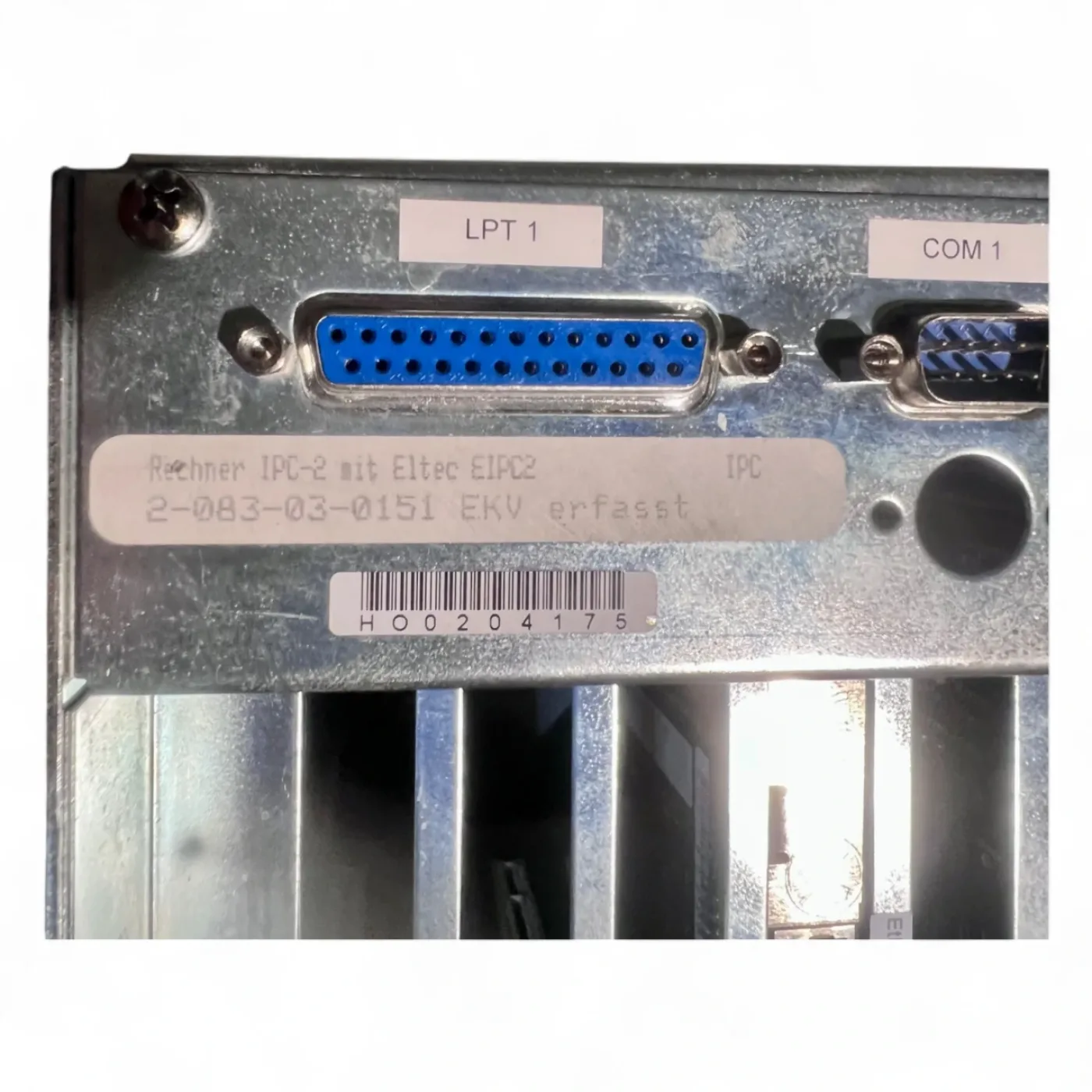 Homag Rechner IPC-2 mit Eltec EIPC2 – Artikelnummer 2-083-03-0151 / 2083030151 – Computer passend für HOMAG BAZ 20/30/14/V/G - 8