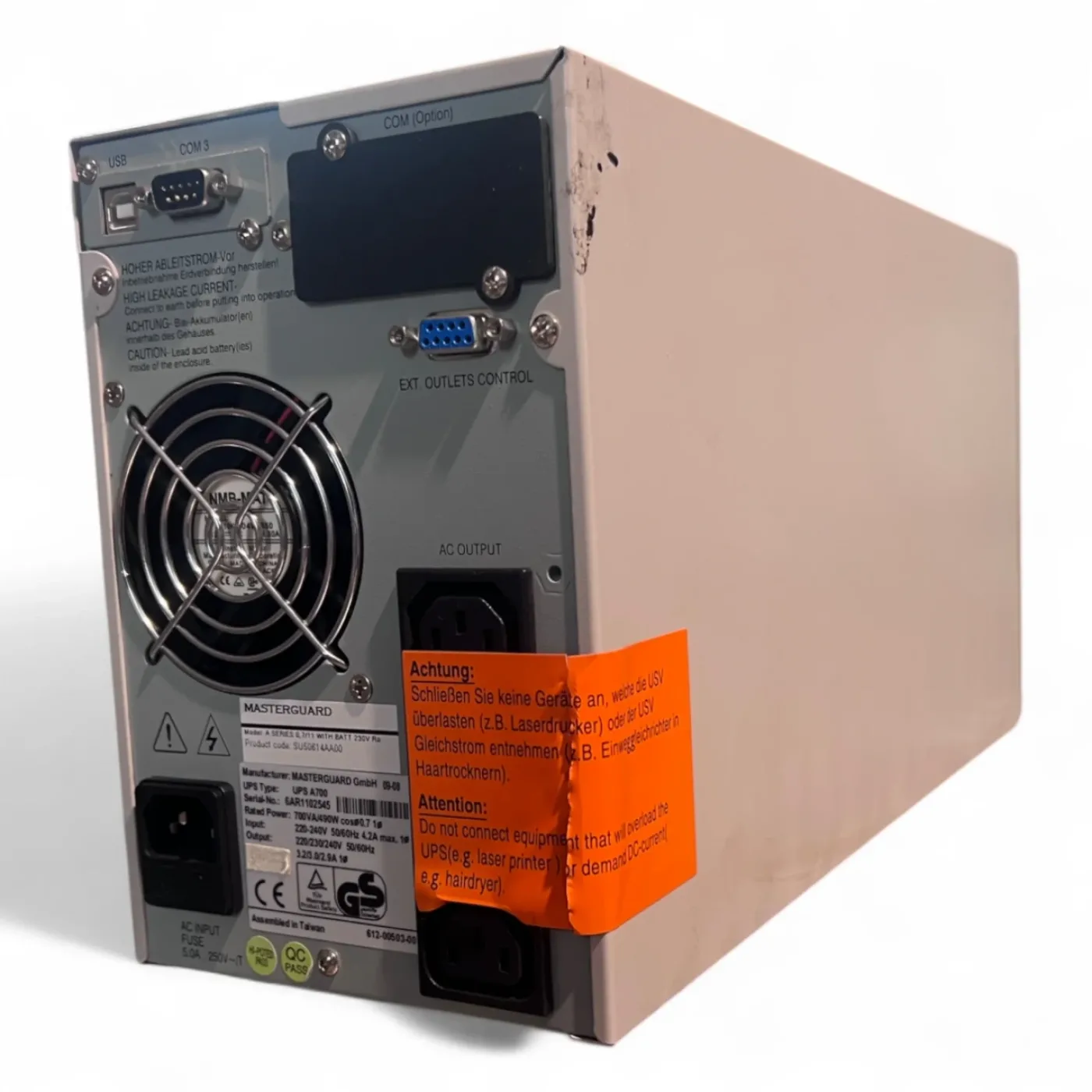 HOMAG MASTERGUARD UPS Modul A700 mit 700 VA Ausgangsleistung Art.-Nr. SU50614AA00 - 4