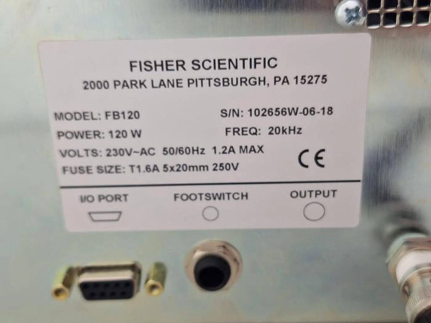 Fisher Scientific FB120 Sonic Dismembrator - 3