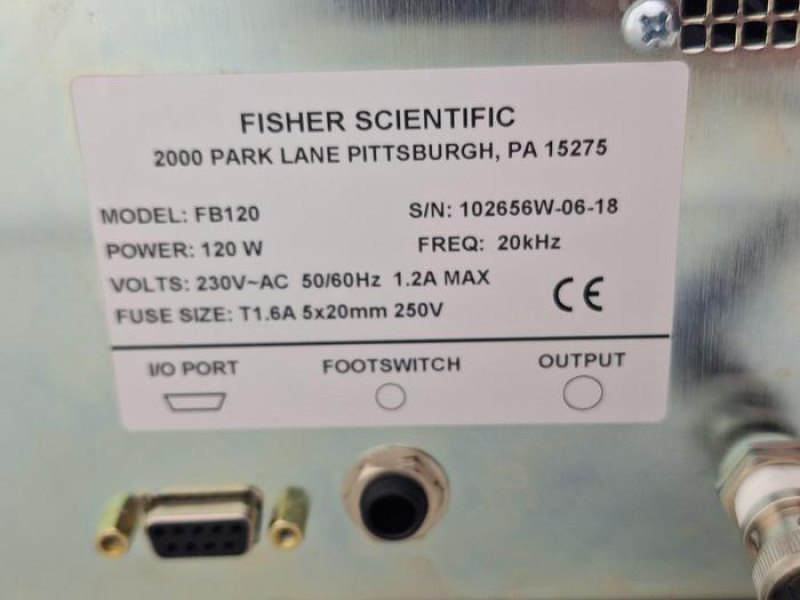 Fisher Scientific FB120 Sonic Dismembrator