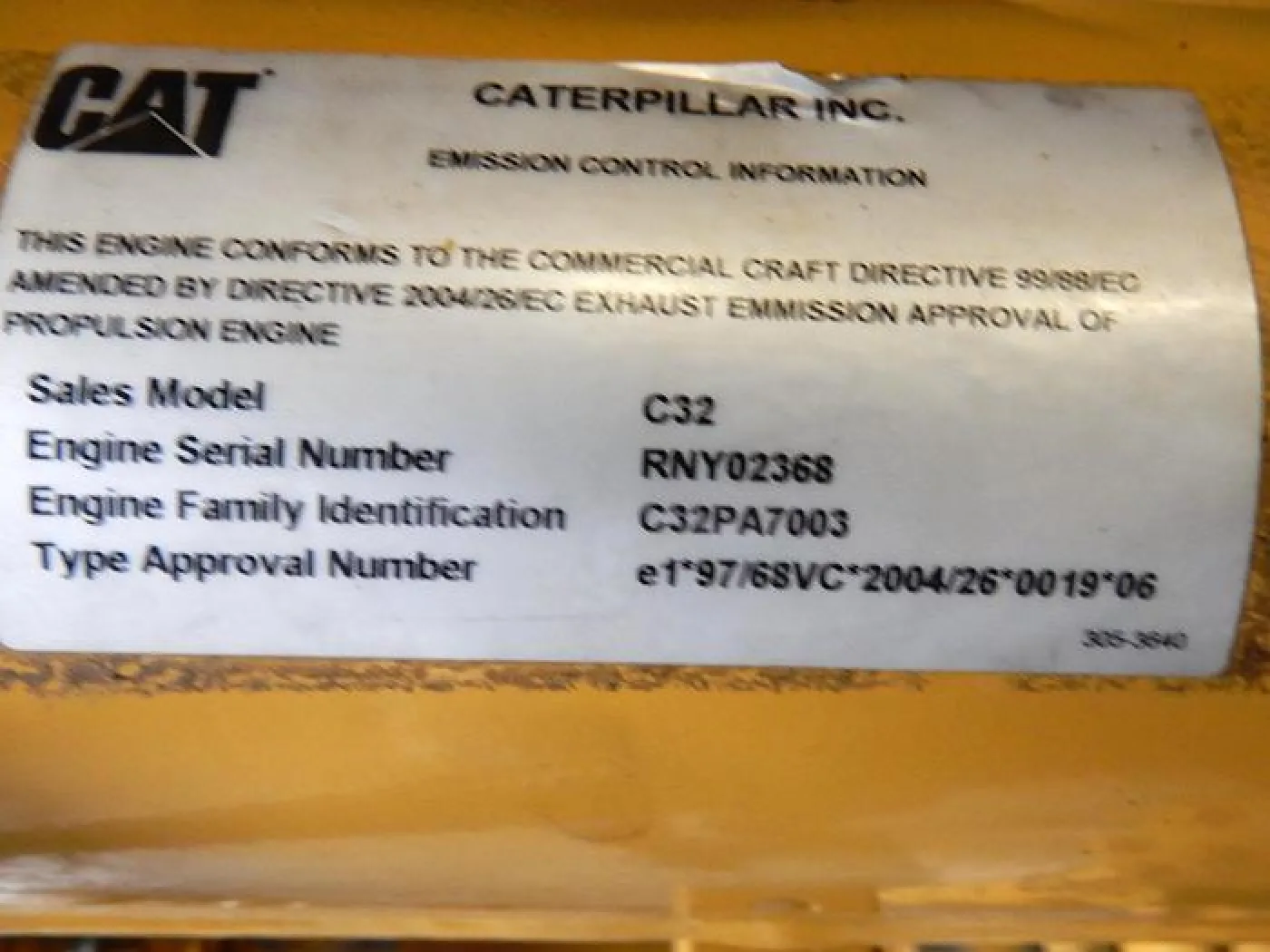 2013 CATERPILLAR C32 ACERT - 2