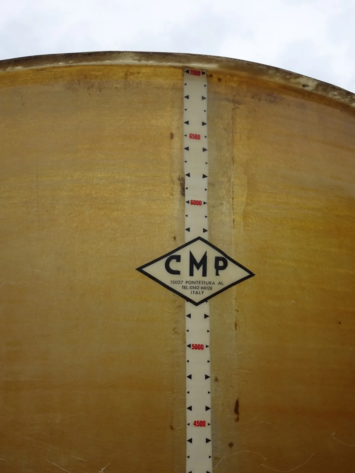 FIBERGLASS TANK , VARIABLE CAPACITY TANK CMP, CAPACITY HL 70 ABOUT, SECOND-HAND EQUIPMENT - 3