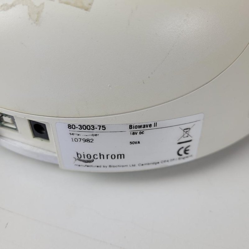 BIOCHROM WPA Biowave II UV/Visible Spectrophotometer