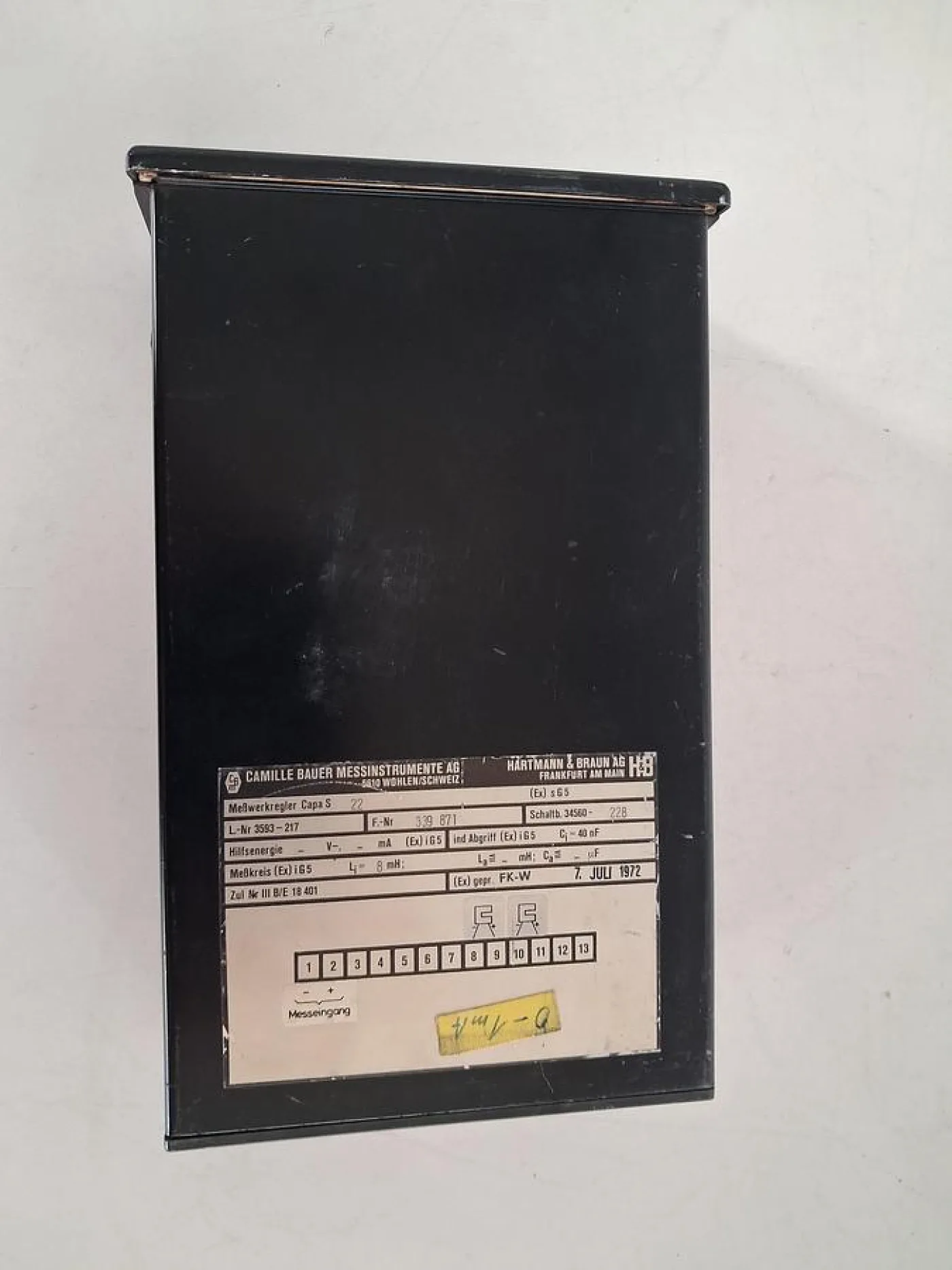 Camille Bauer Drehspulinstrument 0–1 mA 0–20 ×100 L Panel Meter - 3
