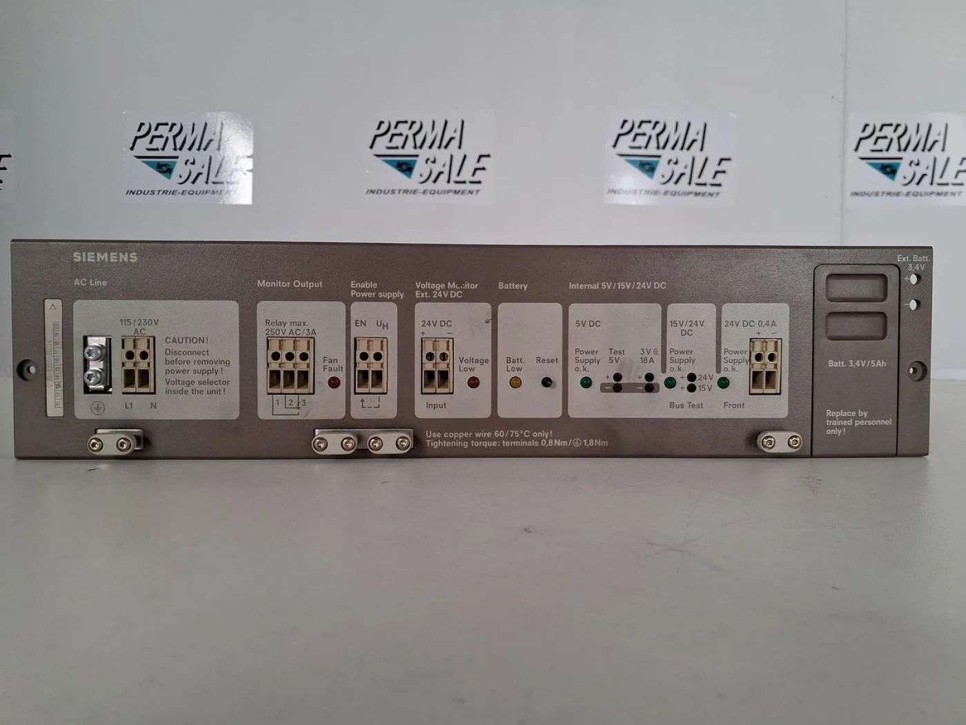 Siemens SIMATIC S5 Modular Power Supply E89110-B1752 - 2