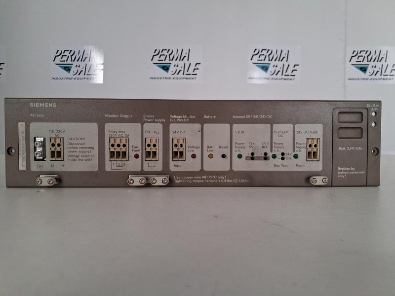 Siemens SIMATIC S5 Modular Power Supply E89110-B1752