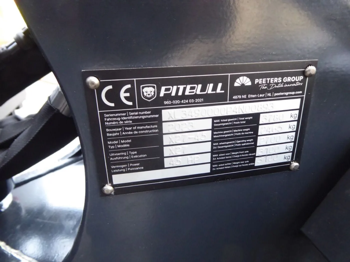 Pitbull Pitbull X27-45 mit Linde Hydrostat - 5