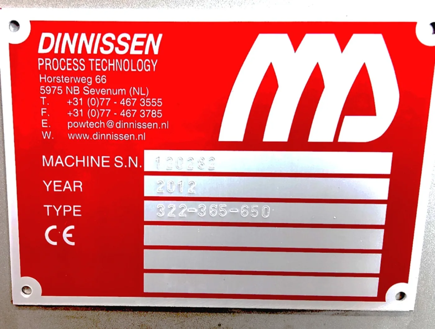 Dinnissen 322-365-650 - Rotating sieve - 5