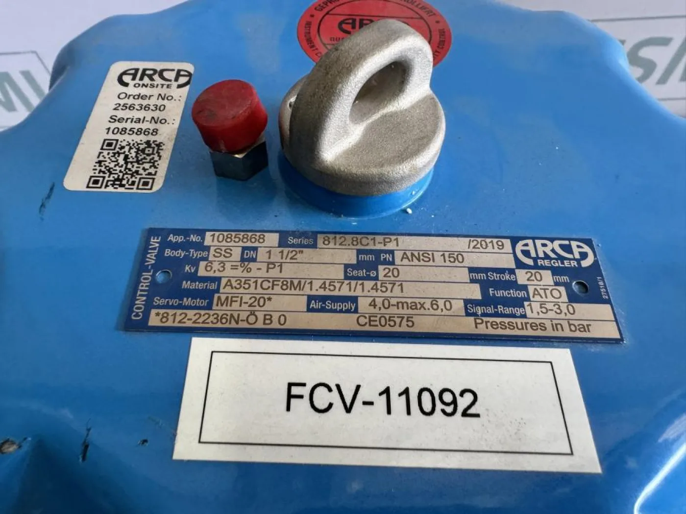 2019 ARCA Regler / Siemens Pneumatic control valve - 7