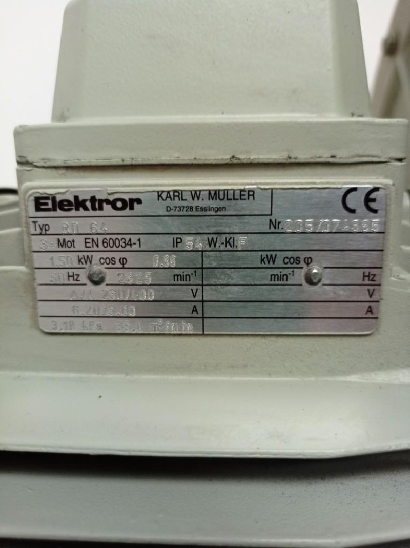 ASPIRATORE – ELEKTROR – MOD. RD 64