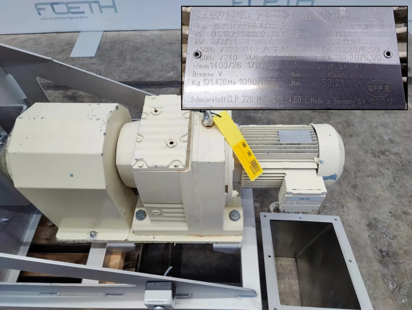 Emde Nassau ESM-80 with dumping cabinet ST-100 - Ribbon blender - 7