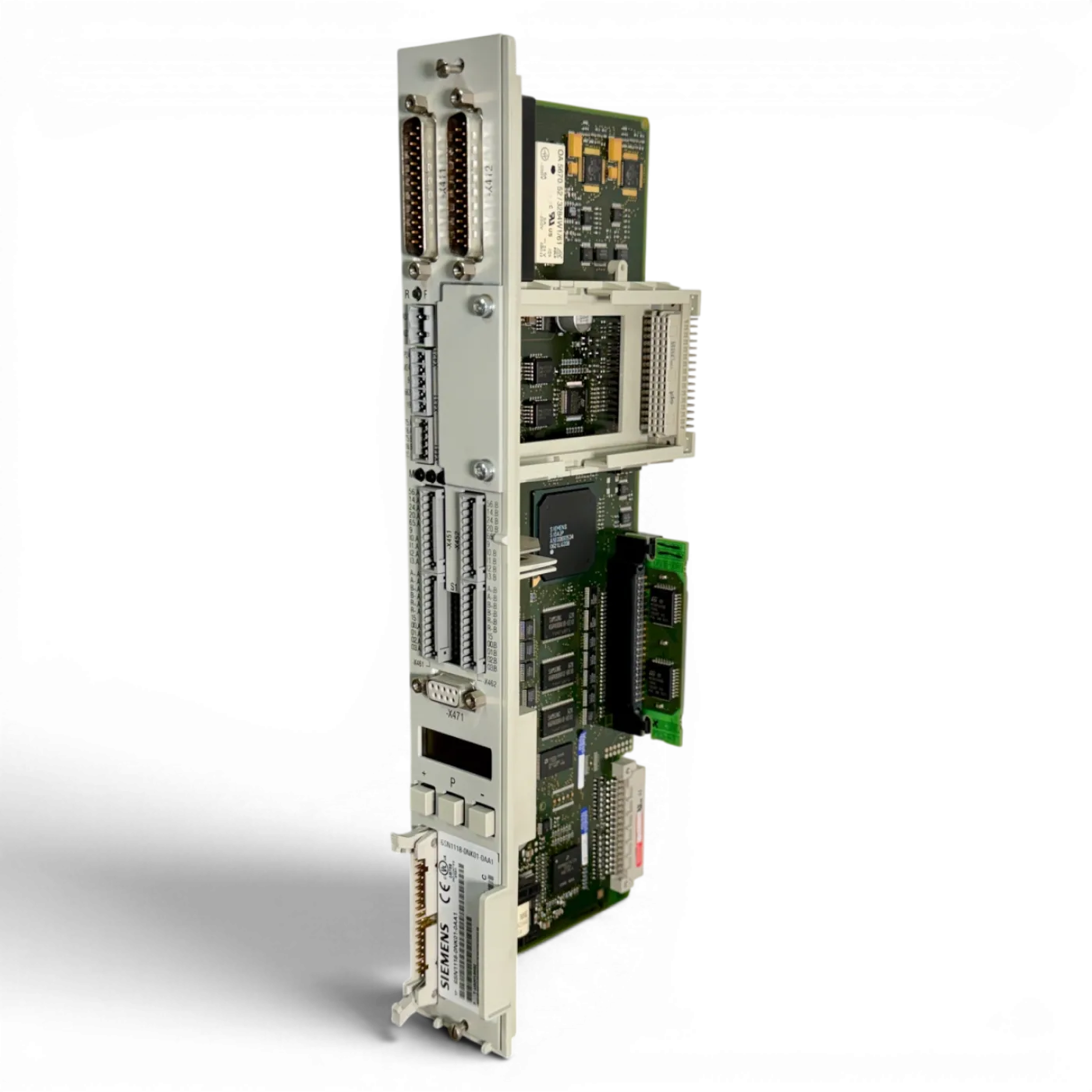 Siemens SIMODRIVE Regelungsbaugruppe Art.-Nr. 6SN1118-0NK01-0AA1 Seriennummer T-U92019482 - 1