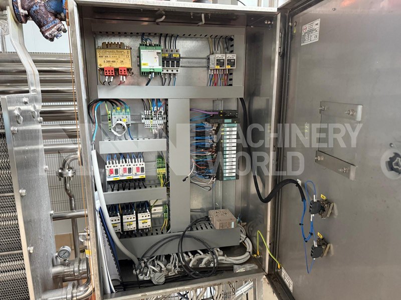 10,000 LPH Cheese Milk Skid Mounted Pasteuriser Plant for Cheese Production (Year 2008)