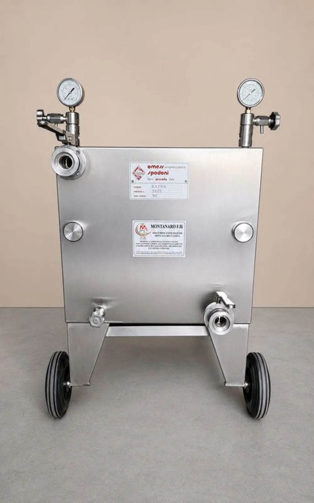 PLATES FILTER FIRM SPADONI MODEL KAPPA 40X40, SECOND-HAND MACHINE
