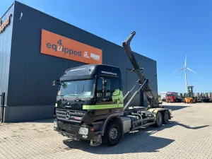 Mercedes-Benz ACTROS 2644 6×2 / 3 PEDALS / RETARDER / MEILLER HOOK (20ton) / 467.835km / E5