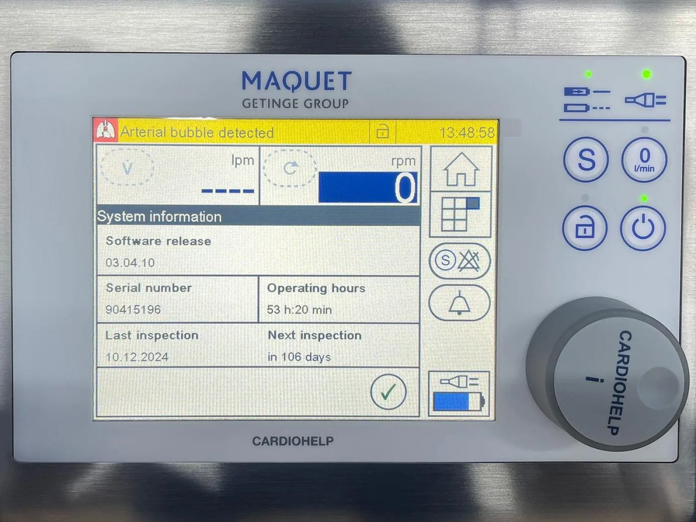 Maquet Cardiohelp Pump with Hico Variotherm 550 YOM: 2022 - 5