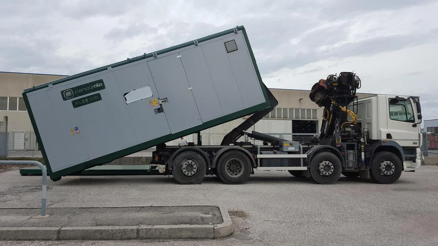 Panizzolo Flex 500 Flex Mobile Drum Hammer Mill - 6
