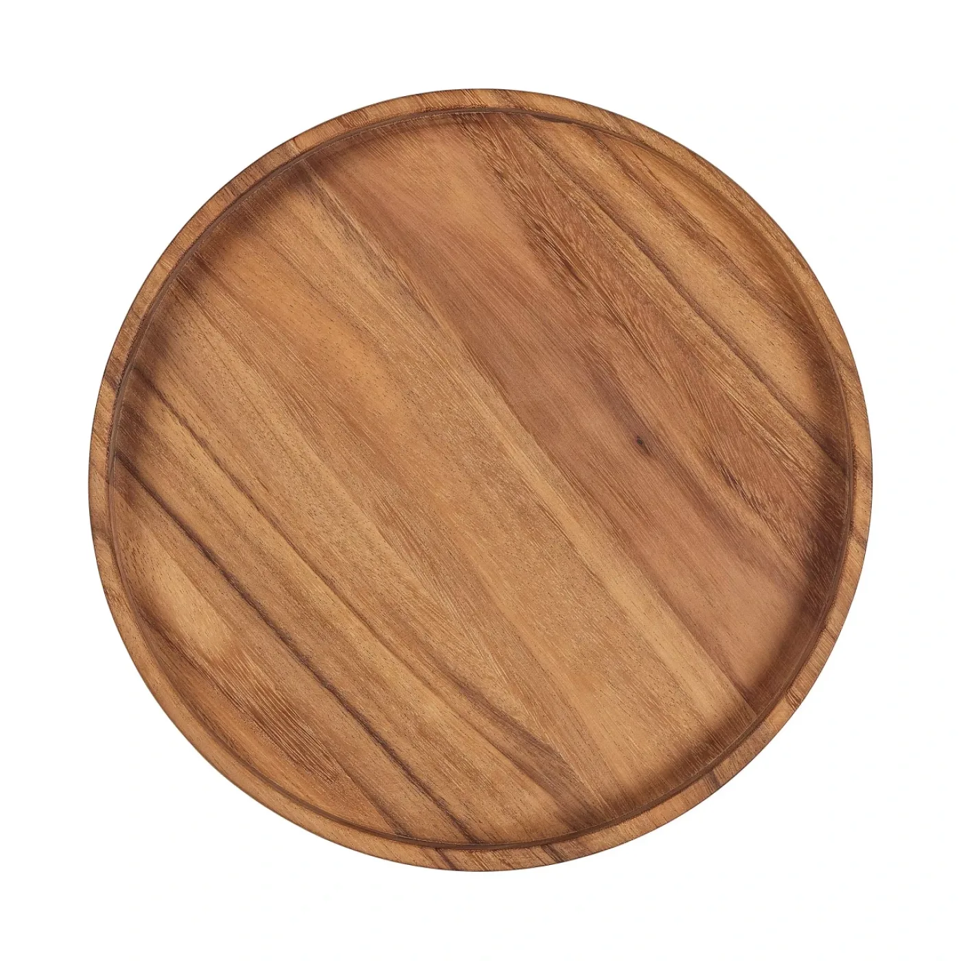 Tala Round Tray / Platter in Natural Acacia (Pack of 2) - islandcatering - 1