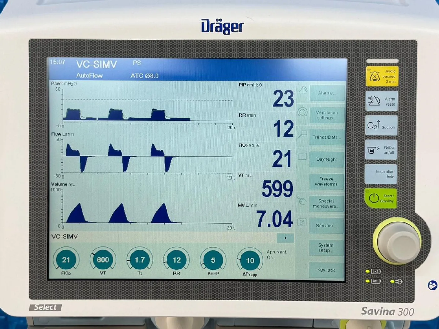 Drager Savina 300 Ventilator YOM: 2020 - 8