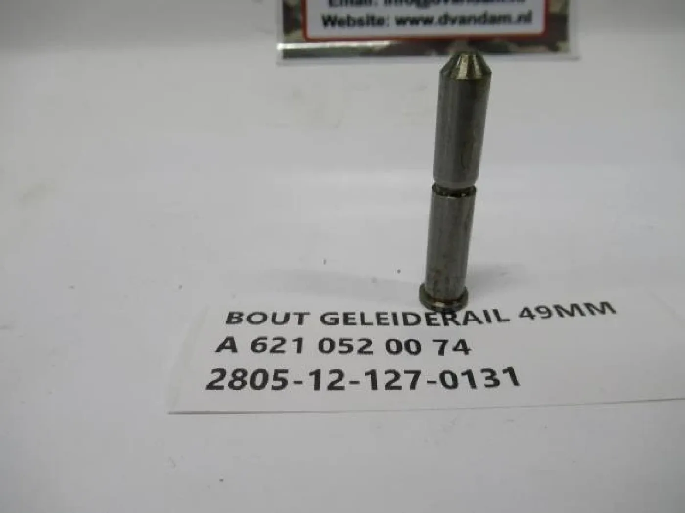 Bout geleiderail 49MM - 2