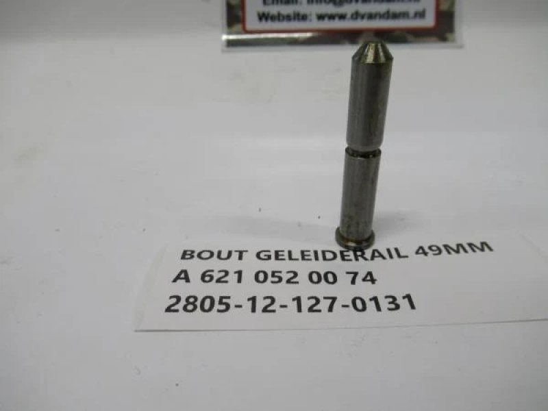 Bout geleiderail 49MM