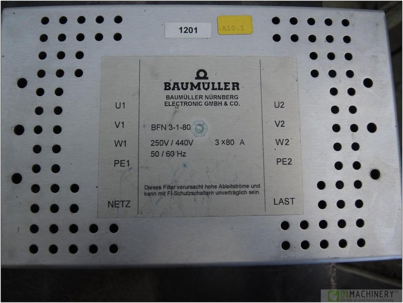 2001 BAUMULLER BUM62-075/130-54-M-E AI2429