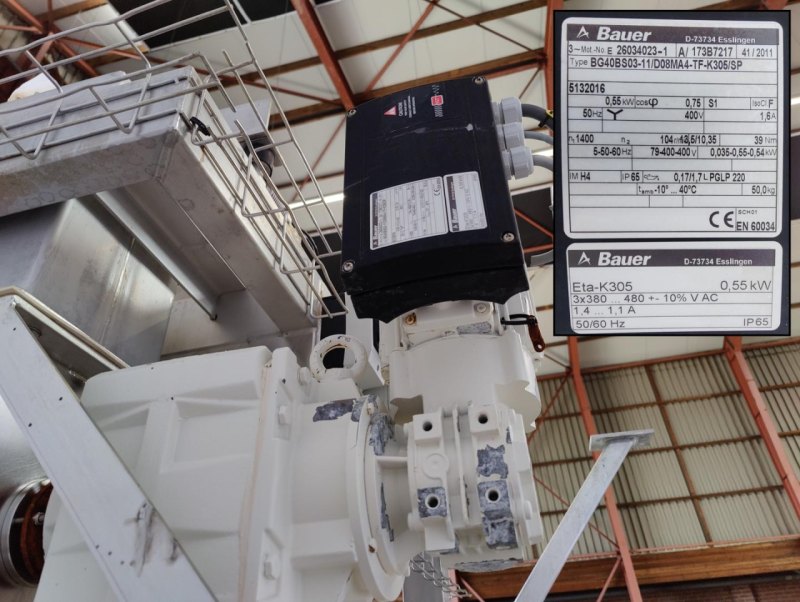Gericke Ingredients dosing unit - Metering screw