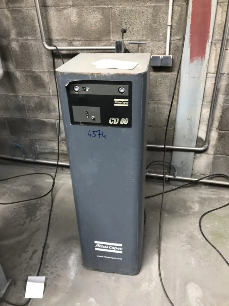 USED ATLAS COPCO CD100 & CD60 COMPRESSOR WITH IRON TANK 4,000 LITERS