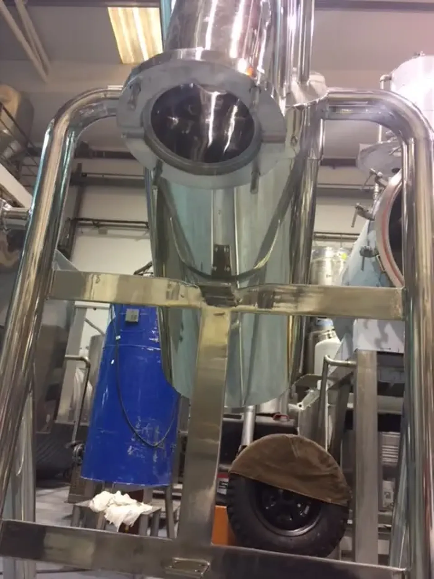 USED LABORTECNIC TR-80 STAINLESS STEEL SIEVER MACHINE - 8